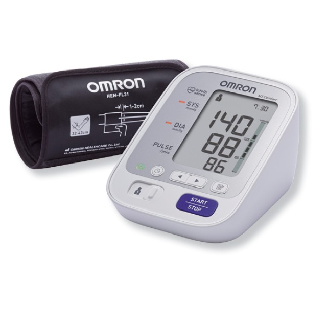 OMRON M3 COMFORT DIGITALNI AUTOMATSKI APARAT ZA MERENJE KRVNOG PRITISKA - Online Apoteka OMRON M3 COMFORT DIGITALNI AUTOMATSKI APARAT ZA MERENJE KRVNOG PRITISKA